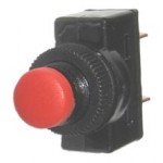 SWITCH PUSH BUTTON RED 16amp [228R]