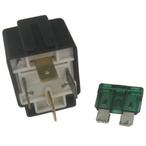 RELAY 24 Volt 4 Pin 30amp FUSED