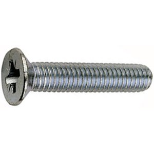 STAINLESS SCREW C/SUNK 8mm x 40mm [10]