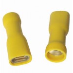 YELLOW FEMALE FULLY INSULATE 6.3mm [100]